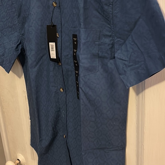 Navy banana republic button up tee - Picture 5 of 5